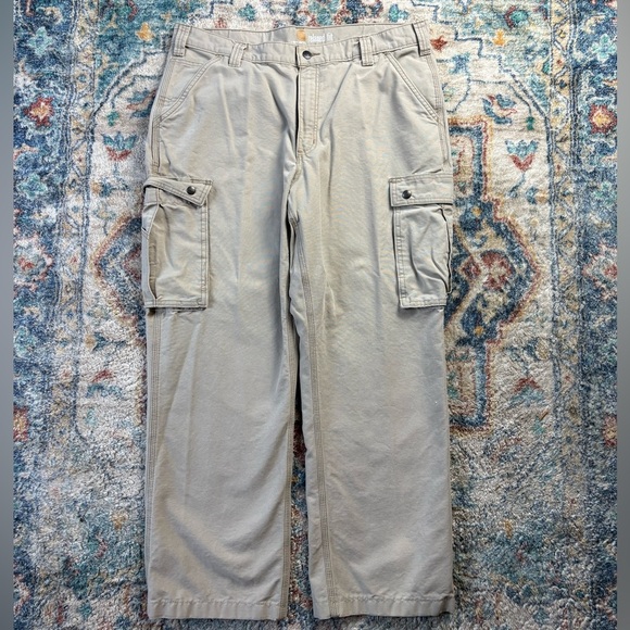 Carhartt Men's Khaki Cargo Pants - Picture 2 of 6